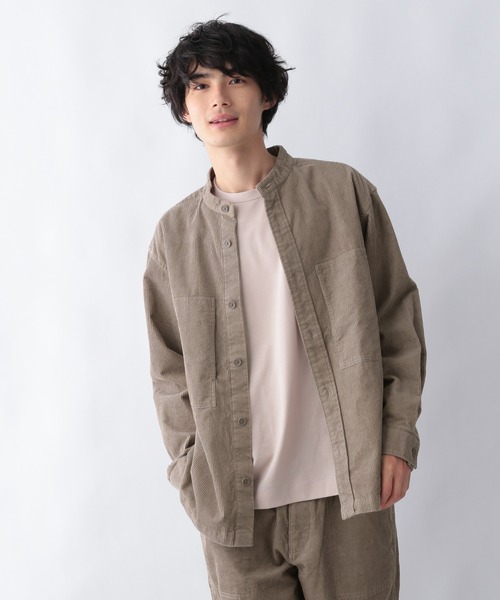 GLOBAL WORK（グローバルワーク）の「ホリデーリラックス　シャツブルゾン/959963（ブルゾン・メンズ・オフホワイト/ベージュ/カーキ/ネイビー/スカイブルー・MEDIUM/LARGE）」の11枚目の写真