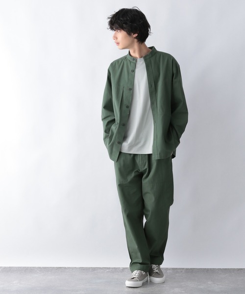 GLOBAL WORK（グローバルワーク）の「ホリデーリラックス　シャツブルゾン/959963（ブルゾン・メンズ・オフホワイト/ベージュ/カーキ/ネイビー/スカイブルー・MEDIUM/LARGE）」の21枚目の写真