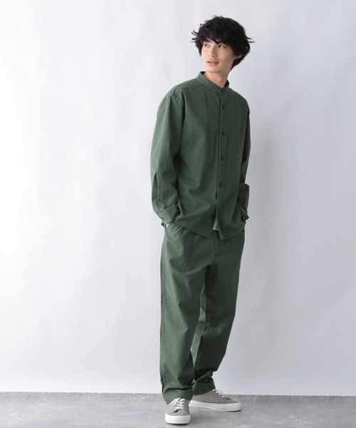 GLOBAL WORK（グローバルワーク）の「ホリデーリラックス　シャツブルゾン/959963（ブルゾン・メンズ・オフホワイト/ベージュ/カーキ/ネイビー/スカイブルー・MEDIUM/LARGE）」の7枚目の写真