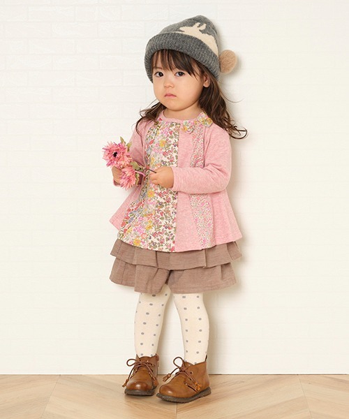 Love&Peace&Money（ラブアンドピースアンドマネー）の「ウサギ帽子（ニットキャップ/ビーニー・キッズ・グレー/ベージュ・L(52-56cm)/M(48-52cm)）」の18枚目の写真