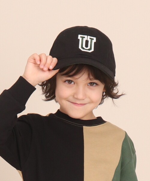 THE SHOP TK (ザ ショップ ティーケー )の「◆UNIVERSAL OVERALL ワッペンCAP(キャップ・キッズ・ブラック/ベージュ/グレー系1/ブラウン系2・00)」の2枚目の写真