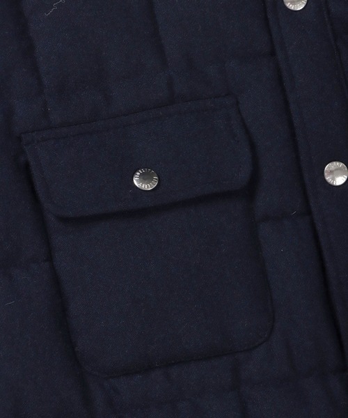 FIDELITY(フィデリティ)の「ETERMIN CPO DOWN JACKET / CPOダウンジャケット(ダウンジャケット/コート・メンズ・ブラック/ネイビー・MEDIUM/LARGE)」の9枚目の写真