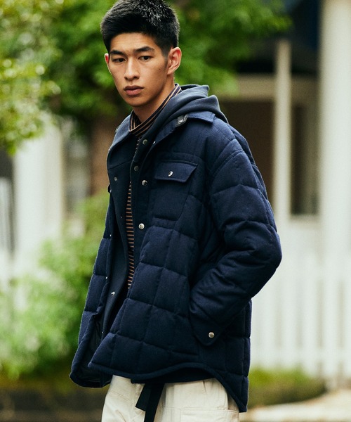 FIDELITY(フィデリティ)の「ETERMIN CPO DOWN JACKET / CPOダウンジャケット(ダウンジャケット/コート・メンズ・ブラック/ネイビー・MEDIUM/LARGE)」の14枚目の写真