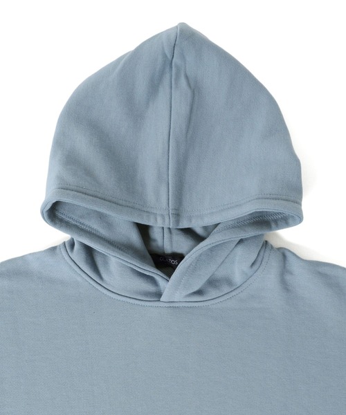 GLAZOS（グラソス）の「セットアイテム・裏毛ドロップショルダーフードトレーナー＋ドロップショルダー長袖Tシャツセット（パーカー・キッズ・ブラック/ブラウン/ライトブルー/グレー・130cm/140cm/150cm/160cm/170cm）」の5枚目の写真