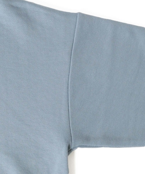 GLAZOS（グラソス）の「セットアイテム・裏毛ドロップショルダーフードトレーナー＋ドロップショルダー長袖Tシャツセット（パーカー・キッズ・ブラック/ブラウン/ライトブルー/グレー・130cm/140cm/150cm/160cm/170cm）」の13枚目の写真