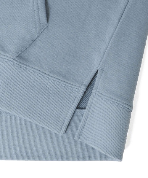 GLAZOS（グラソス）の「セットアイテム・裏毛ドロップショルダーフードトレーナー＋ドロップショルダー長袖Tシャツセット（パーカー・キッズ・ブラック/ブラウン/ライトブルー/グレー・130cm/140cm/150cm/160cm/170cm）」の16枚目の写真