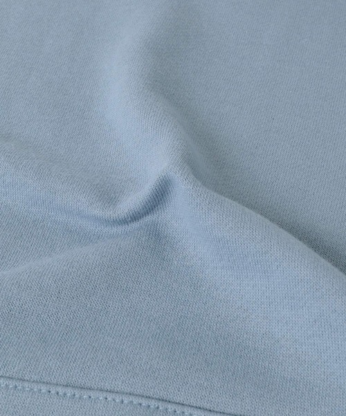 GLAZOS（グラソス）の「セットアイテム・裏毛ドロップショルダーフードトレーナー＋ドロップショルダー長袖Tシャツセット（パーカー・キッズ・ブラック/ブラウン/ライトブルー/グレー・130cm/140cm/150cm/160cm/170cm）」の6枚目の写真