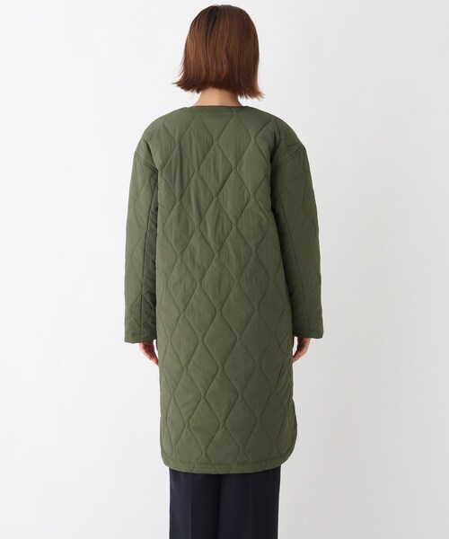 AG by aquagirl（エージーバイアクアガール）の「◆CASHPAD(R) ノーカラーキルティングコート【WEB限定サイズ】（ノーカラーコート・レディース・ライトベージュ/カーキ/ブラック・38/36/40）」の6枚目の写真