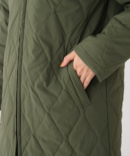 AG by aquagirl（エージーバイアクアガール）の「◆CASHPAD(R) ノーカラーキルティングコート【WEB限定サイズ】（ノーカラーコート・レディース・ライトベージュ/カーキ/ブラック・38/36/40）」の10枚目の写真