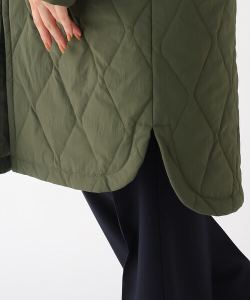 AG by aquagirl（エージーバイアクアガール）の「◆CASHPAD(R) ノーカラーキルティングコート【WEB限定サイズ】（ノーカラーコート・レディース・ライトベージュ/カーキ/ブラック・38/36/40）」の14枚目の写真