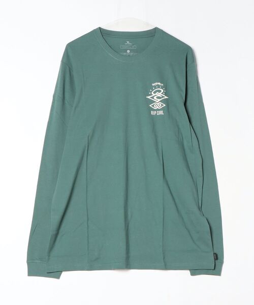 rip curl（リップカール）の「【RIPCURL / リップカール】SEARCH ICON LS/バックプリント長袖ロンT（Tシャツ/カットソー・メンズ・ブラック/ホワイト/ブルー/アクア/ブルー系その他/グリーン系その他・SMALL/MEDIUM/LARGE/X-LARGE/X-SMALL）」の3枚目の写真