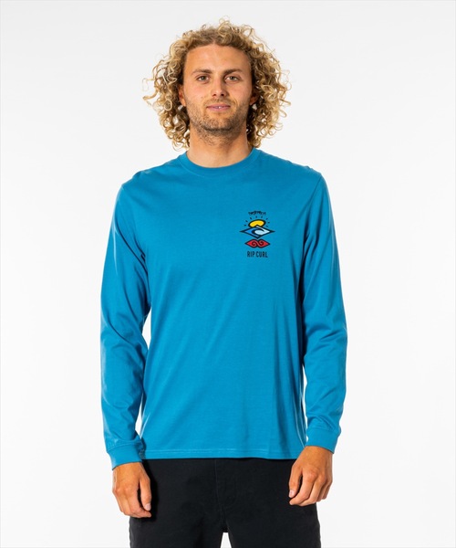 rip curl（リップカール）の「【RIPCURL / リップカール】SEARCH ICON LS/バックプリント長袖ロンT（Tシャツ/カットソー・メンズ・ブラック/ホワイト/ブルー/アクア/ブルー系その他/グリーン系その他・SMALL/MEDIUM/LARGE/X-LARGE/X-SMALL）」の12枚目の写真