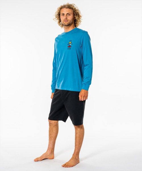 rip curl（リップカール）の「【RIPCURL / リップカール】SEARCH ICON LS/バックプリント長袖ロンT（Tシャツ/カットソー・メンズ・ブラック/ホワイト/ブルー/アクア/ブルー系その他/グリーン系その他・SMALL/MEDIUM/LARGE/X-LARGE/X-SMALL）」の13枚目の写真