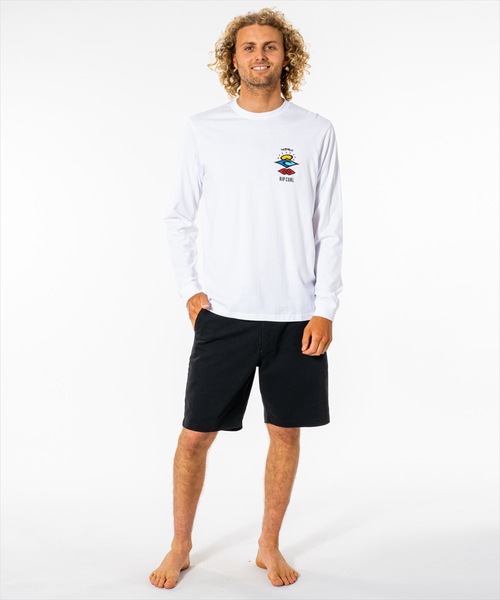 rip curl（リップカール）の「【RIPCURL / リップカール】SEARCH ICON LS/バックプリント長袖ロンT（Tシャツ/カットソー・メンズ・ブラック/ホワイト/ブルー/アクア/ブルー系その他/グリーン系その他・SMALL/MEDIUM/LARGE/X-LARGE/X-SMALL）」の11枚目の写真