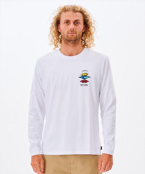 rip curl（リップカール）の「【RIPCURL / リップカール】SEARCH ICON LS/バックプリント長袖ロンT（Tシャツ/カットソー・メンズ・ブラック/ホワイト/ブルー/アクア/ブルー系その他/グリーン系その他・SMALL/MEDIUM/LARGE/X-LARGE/X-SMALL）」の18枚目の写真