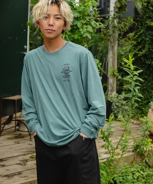 rip curl（リップカール）の「【RIPCURL / リップカール】SEARCH ICON LS/バックプリント長袖ロンT（Tシャツ/カットソー・メンズ・ブラック/ホワイト/ブルー/アクア/ブルー系その他/グリーン系その他・SMALL/MEDIUM/LARGE/X-LARGE/X-SMALL）」の22枚目の写真