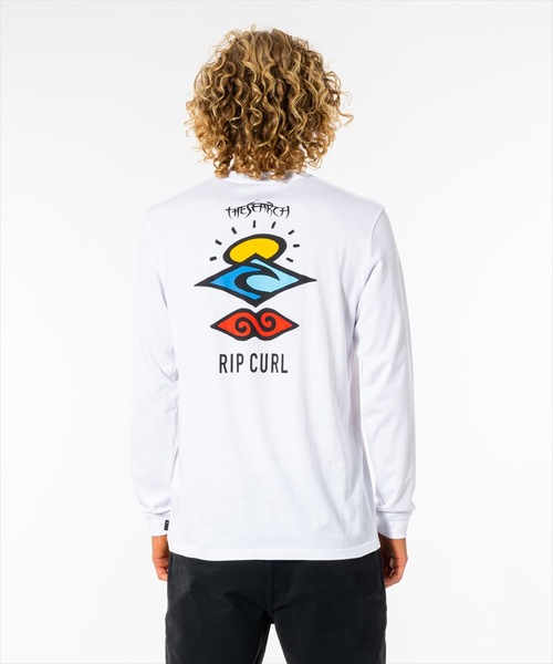 rip curl（リップカール）の「【RIPCURL / リップカール】SEARCH ICON LS/バックプリント長袖ロンT（Tシャツ/カットソー・メンズ・ブラック/ホワイト/ブルー/アクア/ブルー系その他/グリーン系その他・SMALL/MEDIUM/LARGE/X-LARGE/X-SMALL）」の8枚目の写真