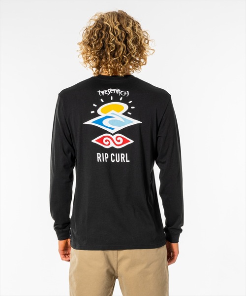 rip curl（リップカール）の「【RIPCURL / リップカール】SEARCH ICON LS/バックプリント長袖ロンT（Tシャツ/カットソー・メンズ・ブラック/ホワイト/ブルー/アクア/ブルー系その他/グリーン系その他・SMALL/MEDIUM/LARGE/X-LARGE/X-SMALL）」の9枚目の写真