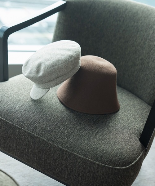 SNIDEL（スナイデル）の「ウールキャスケット（キャスケット・レディース・グレー/モカ/ブラック・FREE）」の10枚目の写真