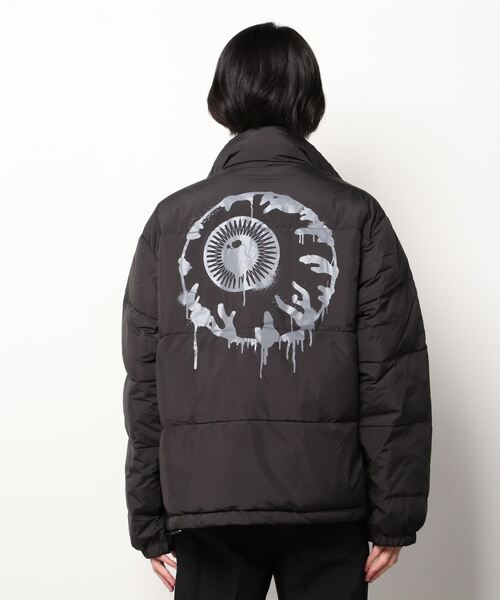 MISHKA(ミシカ)の「【MISHKA】キープウォッチプリント&刺繍 ダウンジャケット(ブルゾン・メンズ・ブラック/ホワイト・L/M)」の15枚目の写真