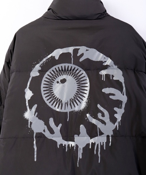 MISHKA(ミシカ)の「【MISHKA】キープウォッチプリント&刺繍 ダウンジャケット(ブルゾン・メンズ・ブラック/ホワイト・L/M)」の8枚目の写真