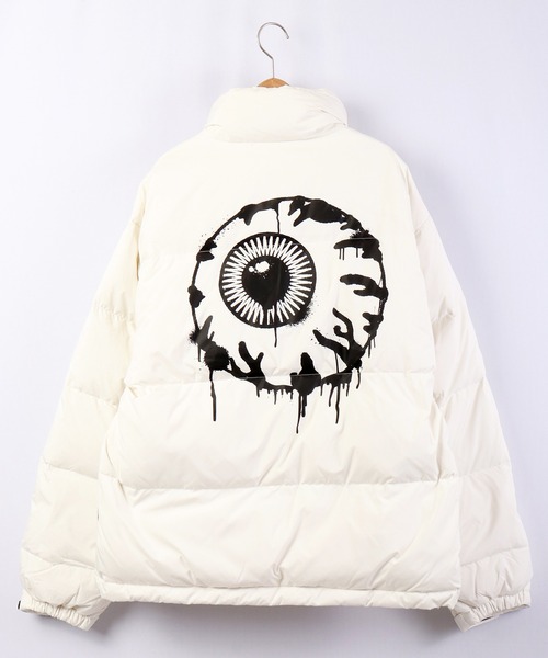 MISHKA(ミシカ)の「【MISHKA】キープウォッチプリント&刺繍 ダウンジャケット(ブルゾン・メンズ・ブラック/ホワイト・L/M)」の4枚目の写真