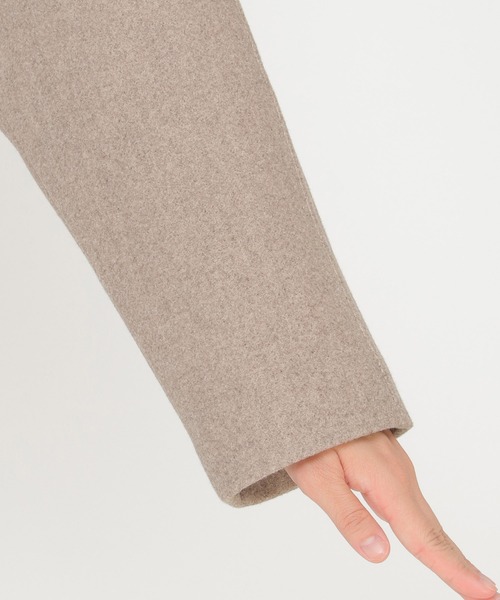 ikka（イッカ）の「フェイクウールチェスターコート（チェスターコート・レディース・ネイビー/ブラウン系その他・M/L）」の15枚目の写真