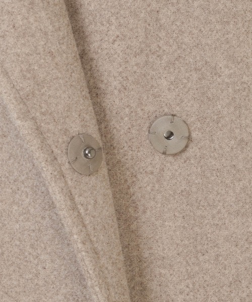 ikka（イッカ）の「フェイクウールチェスターコート（チェスターコート・レディース・ネイビー/ブラウン系その他・M/L）」の4枚目の写真