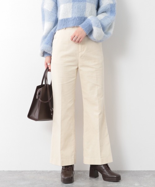 Heather（ヘザー）の「コールフレアパンツ　257092（その他パンツ・レディース・グリーン/ブラック/アイボリー・M/S）」の2枚目の写真