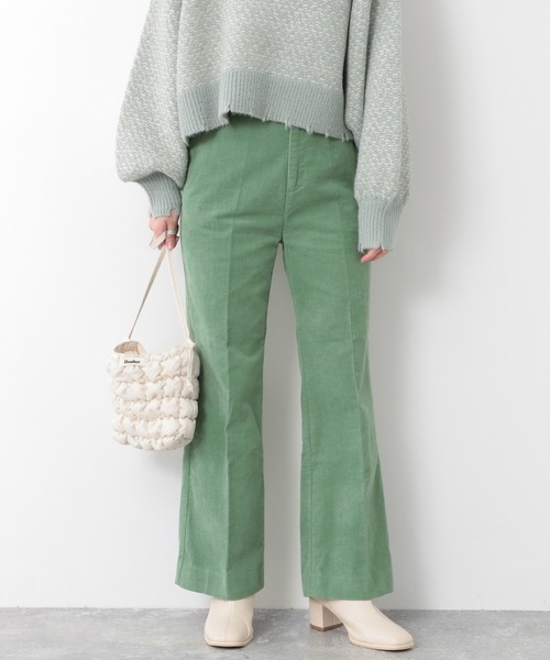 Heather（ヘザー）の「コールフレアパンツ　257092（その他パンツ・レディース・グリーン/ブラック/アイボリー・M/S）」の14枚目の写真