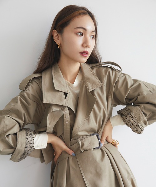 RANDEBOO（ランデブー）の「Monogram trench coat【RBシリーズ