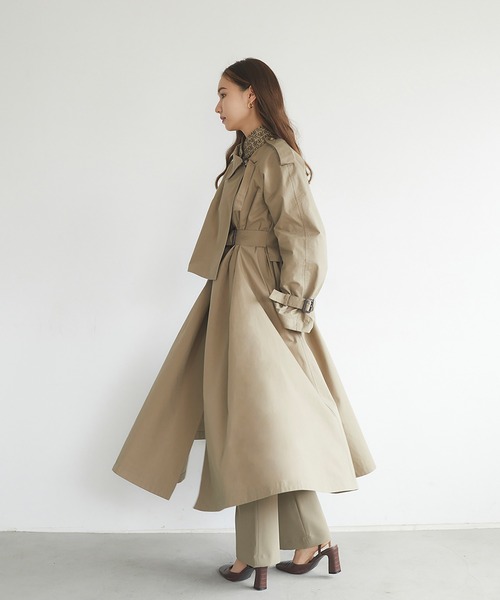 ランデブー モノグラム トレンチコート RANDEBOO モノグラムトレンチコート MONOGRAM TRENCH