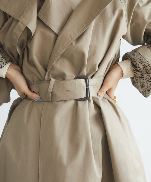 RANDEBOO（ランデブー）の「Monogram trench coat【RBシリーズ