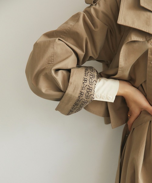 RANDEBOO（ランデブー）の「Monogram trench coat【RBシリーズ
