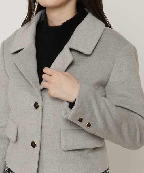 REDYAZEL（レディアゼル）の「テーラーショート丈ジャケット（テーラードジャケット・レディース・グレー/ベージュ系その他/グレー系その他・SMALL/MEDIUM）」の10枚目の写真