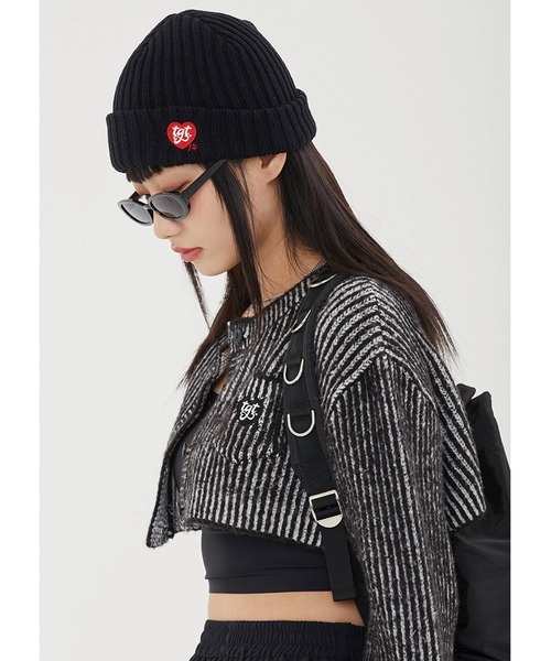 TARGETTO(ターゲット)の「A'GEM/9 × .kom『TARGETTO/ターゲット』TWO TONE BOLERO CARDIGAN/ツートーン ボレロ カーディガン クロップド丈(カーディガン/ボレロ・レディース・ライトブルー/ブラック・FREE)」の4枚目の写真