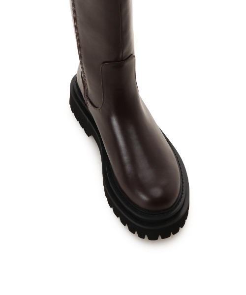 REDYAZEL（レディアゼル）の「トラックソールロングブーツ（ブーツ・レディース・ブラック/ブラウン・SMALL/MEDIUM/LARGE）」の22枚目の写真