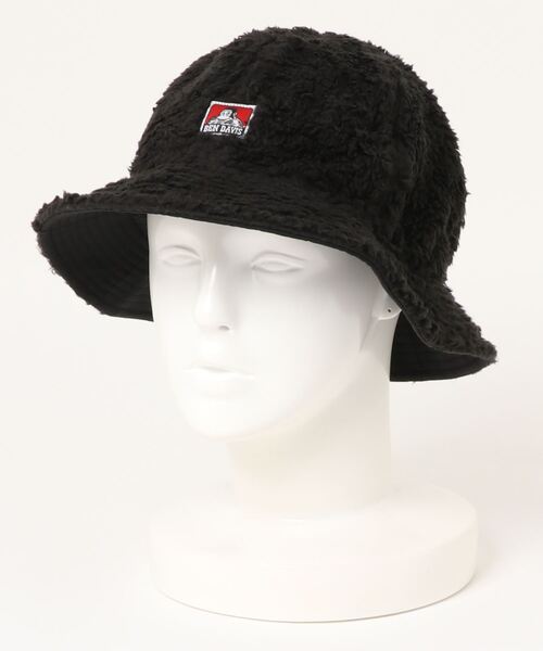 BEN DAVIS（ベンデイビス）の「【BEN DAVIS/ベンデイビス】ボアリバーシブルハット8637　ワンポイントブランドロゴ刺繍（ハット・メンズ・ホワイト/ブラック/ベージュ・FREE）」の5枚目の写真