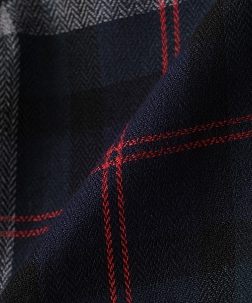 sense of wonder（センスオブワンダー）の「ヘリンボーンチェックシャツ【日本製】（シャツ/ブラウス・キッズ・イエロー/ネイビー・110cm/100cm/120cm/130cm/90cm）」の7枚目の写真