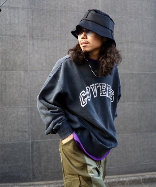 BACKLASH(バックラッシュ)の「ISAMUKATAYAMA BACKLASH THE COVERS/バックラッシュ ザ カバーズ/COLLEGE LOGO SWEAT(スウェット・メンズ・ブラック/グリーン・MEDIUM/LARGE)」の7枚目の写真