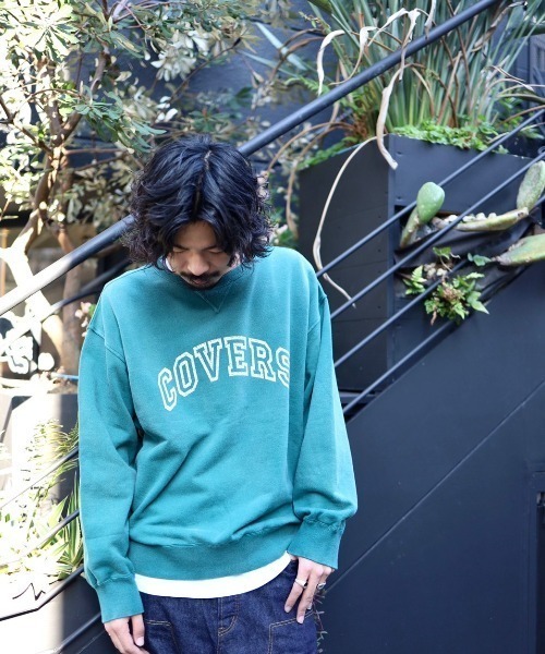 BACKLASH(バックラッシュ)の「ISAMUKATAYAMA BACKLASH THE COVERS/バックラッシュ ザ カバーズ/COLLEGE LOGO SWEAT(スウェット・メンズ・ブラック/グリーン・MEDIUM/LARGE)」の10枚目の写真