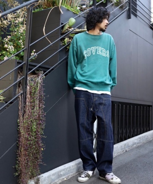 BACKLASH(バックラッシュ)の「ISAMUKATAYAMA BACKLASH THE COVERS/バックラッシュ ザ カバーズ/COLLEGE LOGO SWEAT(スウェット・メンズ・ブラック/グリーン・MEDIUM/LARGE)」の14枚目の写真