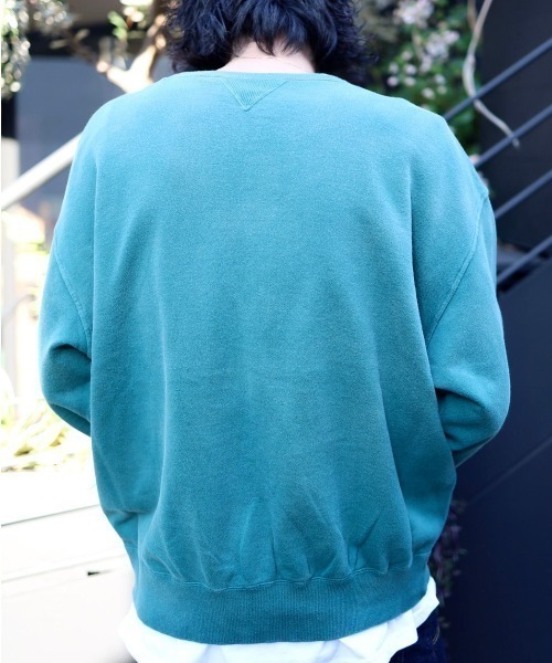 BACKLASH(バックラッシュ)の「ISAMUKATAYAMA BACKLASH THE COVERS/バックラッシュ ザ カバーズ/COLLEGE LOGO SWEAT(スウェット・メンズ・ブラック/グリーン・MEDIUM/LARGE)」の13枚目の写真