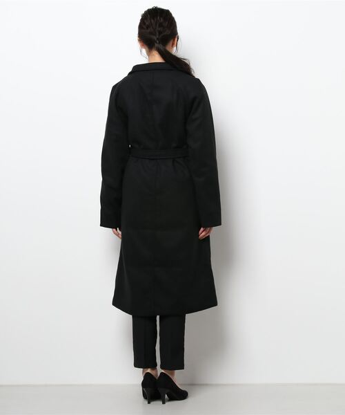 Ritzy（リッツィー）の「大人シルエット  ゆる感　チェスターコート（チェスターコート・レディース・ブラック/ベージュ/ライトベージュ・M/L）」の4枚目の写真