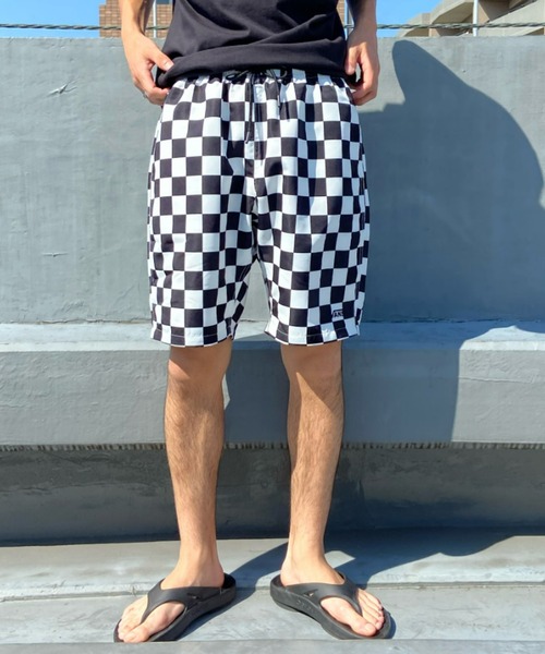 VANS（バンズ）の「【Web限定】VANS/バンズ 水陸両用 ナイロンショーツ/無地 チェッカーフラッグ スイムショーツ/122H1150100（水着・メンズ・ホワイト/ブラック/イエロー/グリーン・S/M/L/XL/XXL）」の18枚目の写真