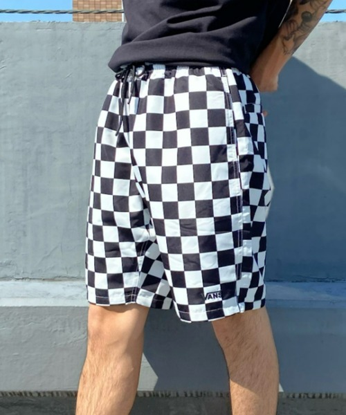 VANS（バンズ）の「【Web限定】VANS/バンズ 水陸両用 ナイロンショーツ/無地 チェッカーフラッグ スイムショーツ/122H1150100（水着・メンズ・ホワイト/ブラック/イエロー/グリーン・S/M/L/XL/XXL）」の17枚目の写真