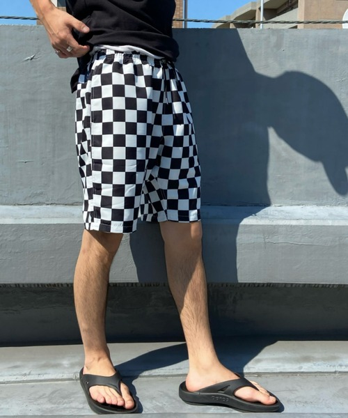 VANS（バンズ）の「【Web限定】VANS/バンズ 水陸両用 ナイロンショーツ/無地 チェッカーフラッグ スイムショーツ/122H1150100（水着・メンズ・ホワイト/ブラック/イエロー/グリーン・S/M/L/XL/XXL）」の16枚目の写真