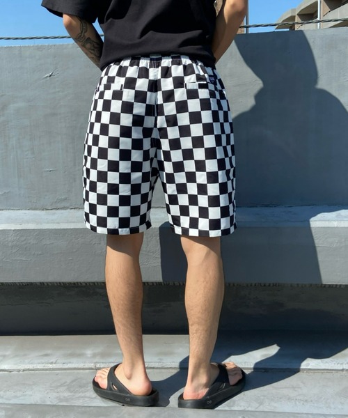 VANS（バンズ）の「【Web限定】VANS/バンズ 水陸両用 ナイロンショーツ/無地 チェッカーフラッグ スイムショーツ/122H1150100（水着・メンズ・ホワイト/ブラック/イエロー/グリーン・S/M/L/XL/XXL）」の15枚目の写真