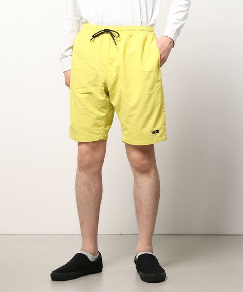 VANS（バンズ）の「【Web限定】VANS/バンズ 水陸両用 ナイロンショーツ/無地 チェッカーフラッグ スイムショーツ/122H1150100（水着・メンズ・ホワイト/ブラック/イエロー/グリーン・S/M/L/XL/XXL）」の7枚目の写真