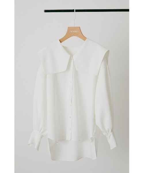 BLACK BY MOUSSY（ブラックバイマウジー）の「big collar shirt 